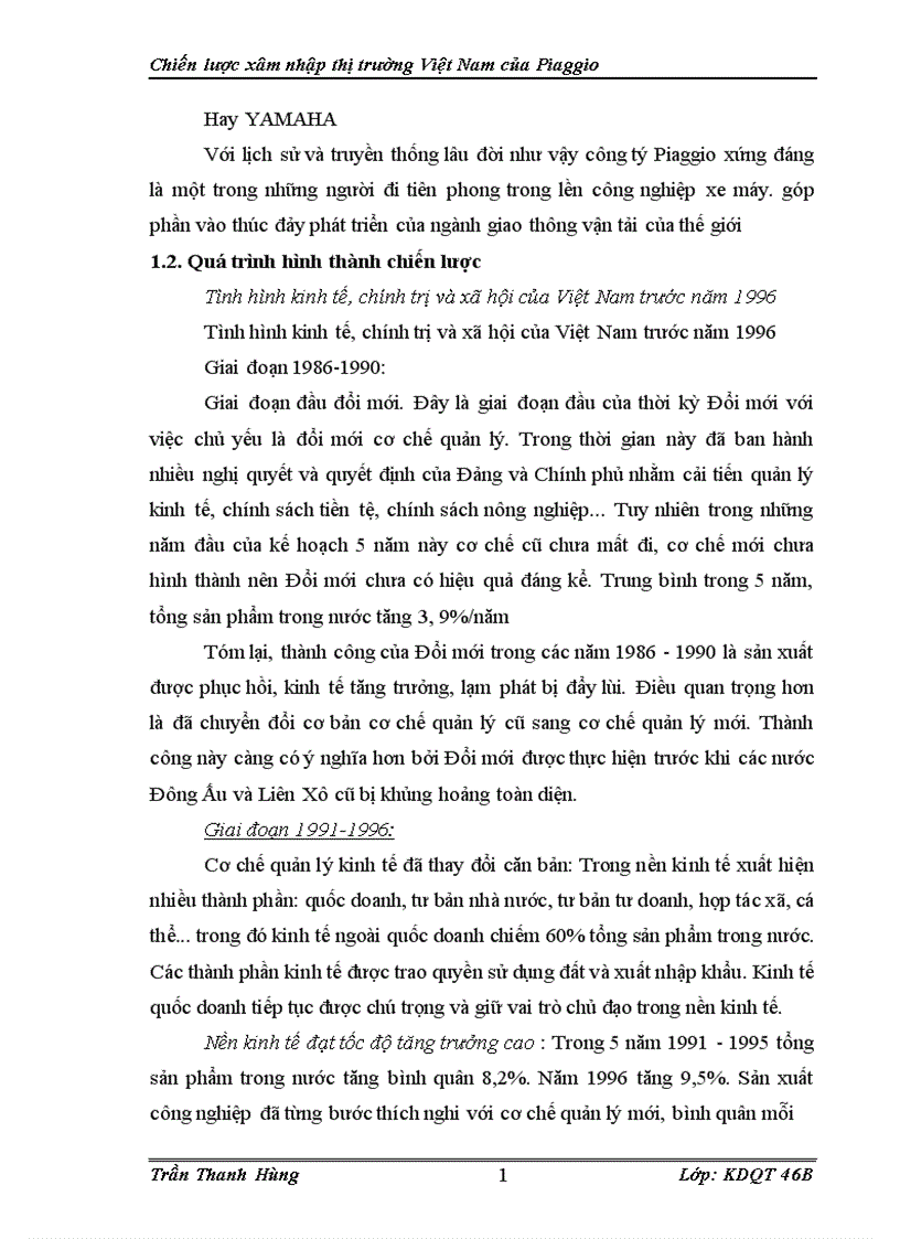 image for page Chiến lược xâm nhập thị trường Việt Nam của Piaggio