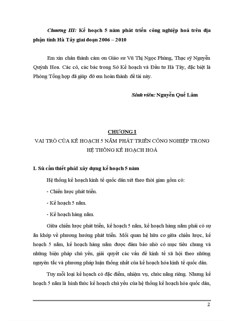 image for page Xây dựng kế hoạch 5 năm phát triển công nghiệp trên địa bàn tỉnh Hà Tây giai đoạn 2006 2010