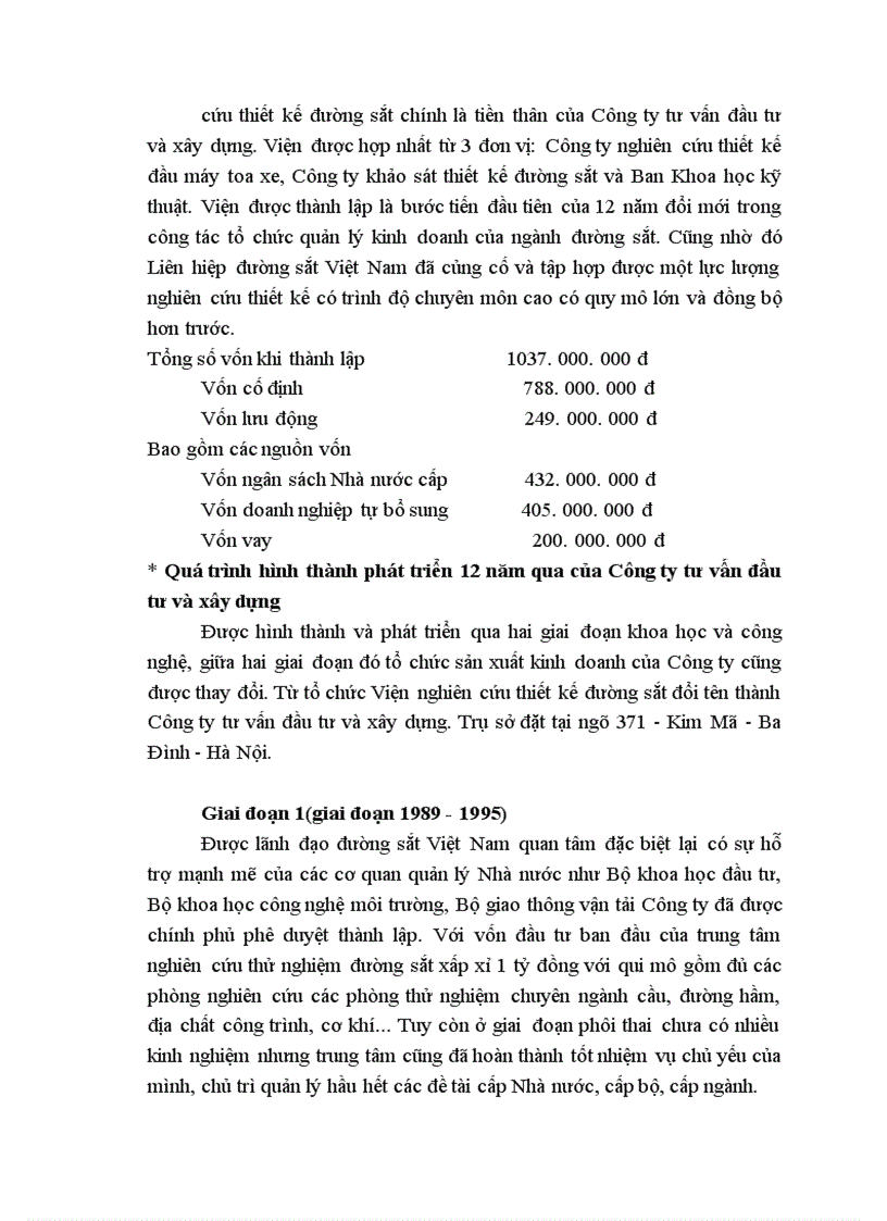 image for page Một số giải pháp nâng cao hiệu quả sử dụng vốn cố định của Công ty tư vấn đầu tư và xây dựng 1