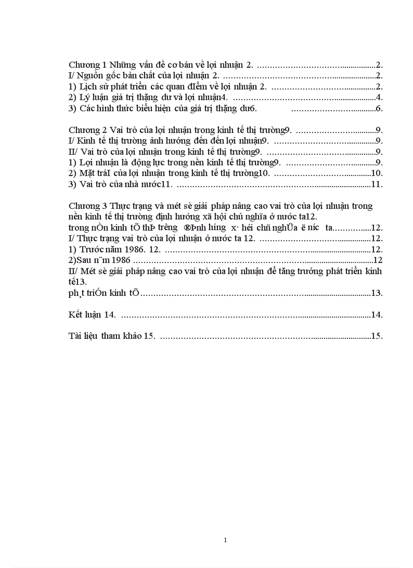 image for page Những vấn đề cơ bản về lợi nhuận vai trò của lợi nhuận trong cơ chế thị trường 1