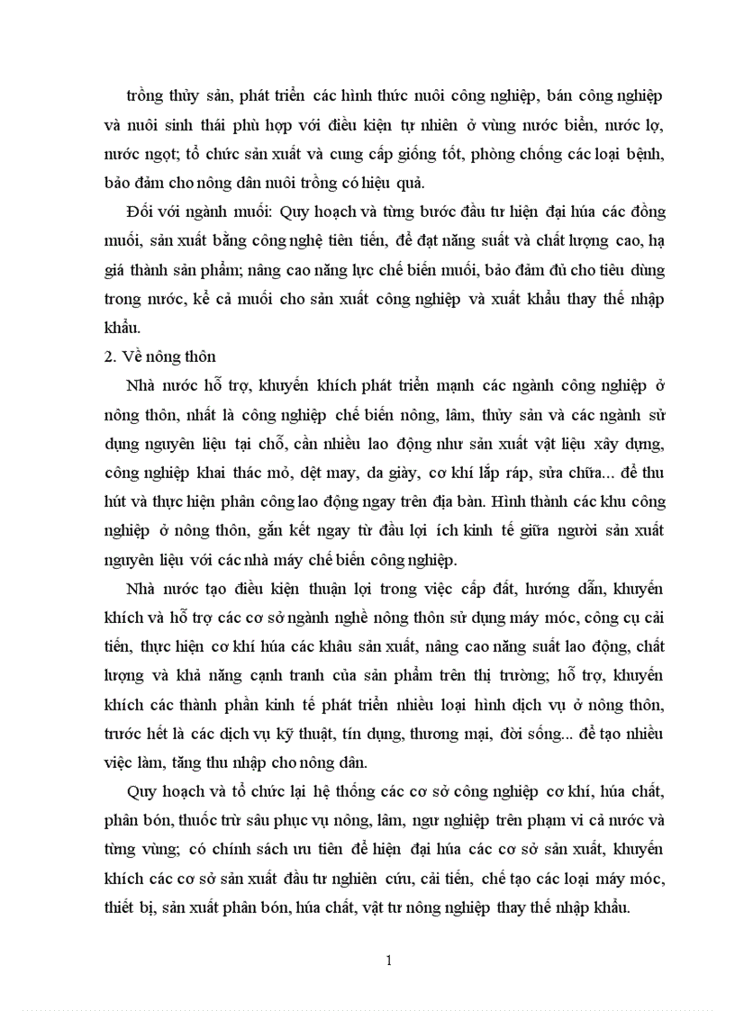 image for page Thực trạng của công nghiệp hoá hiện đại hoá nông nghiệp nông thôn của nước ta hiện nay và giải pháp để thực hiện CNH HĐH nông nghiệp nông thôn ở nước ta hiện nay