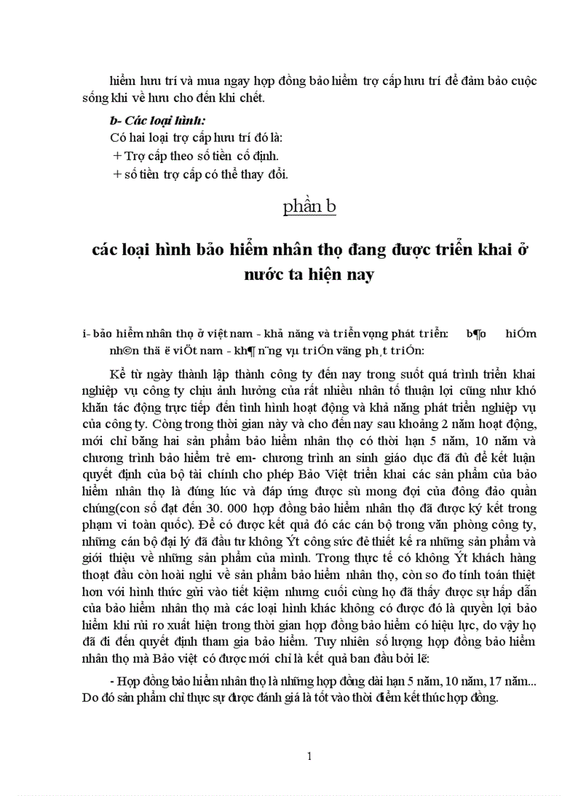 image for page Bàn về nghiệp vụ Bảo hiểm nhân thọ và các loại hình Bảo hiểm nhân thọ đang được triển khai ở Việt Nam hiện nay 1