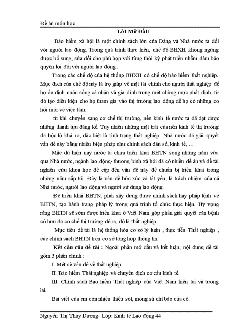 image for page Chính sách Bảo hiểm Thất nghiệp của Việt Nam hiện tại và tương lai 1