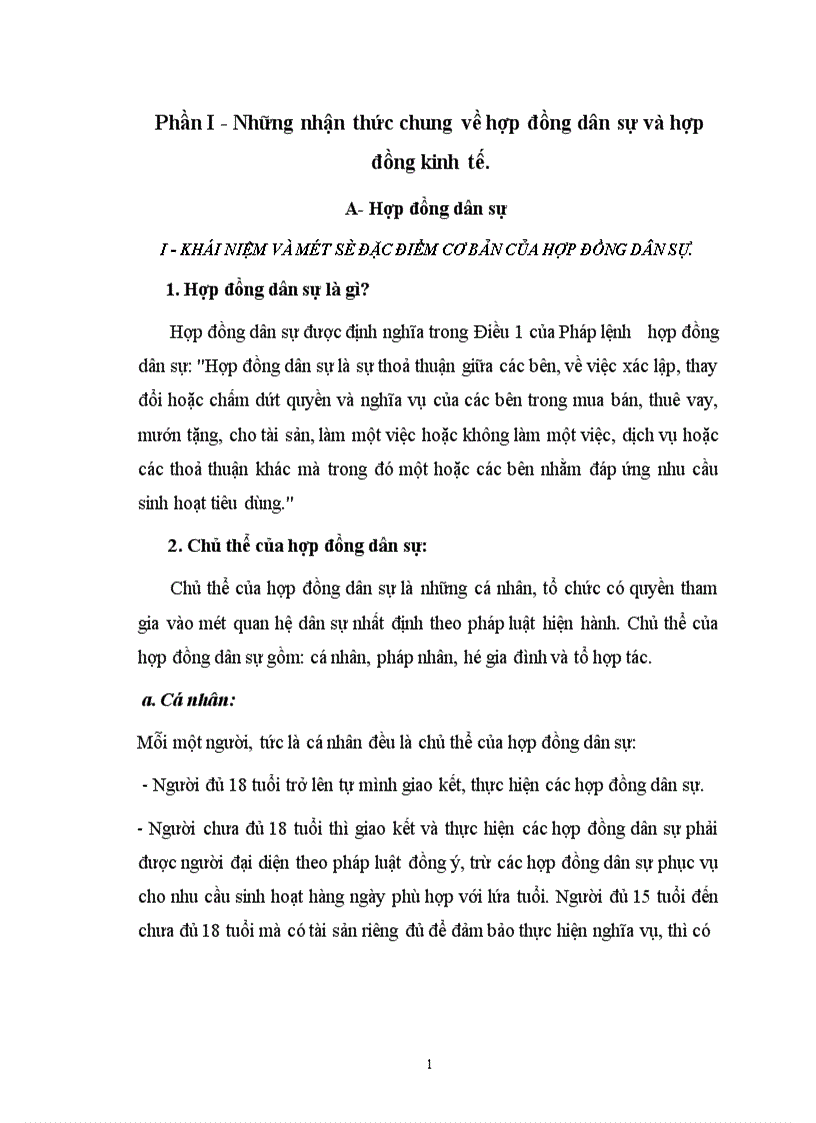 image for page So sánh sự giống nhau và khác nhau của hai hợp đồng dân sự và hợp đồng kinh tế 1