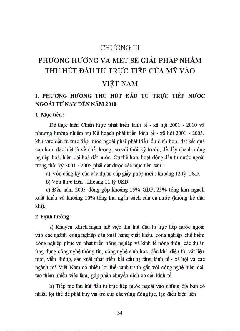 image for page Tình hình đầu tư trực tiếp của Mỹ vào Việt nam Thực trạng và một số giải pháp 1