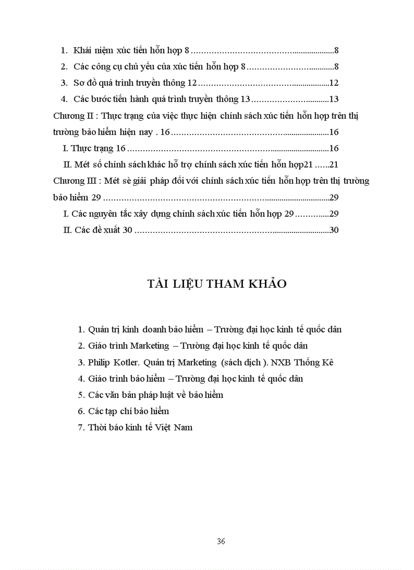 image for page Chính sách xúc tiến hỗn hợp trong hoạt động kinh doanh bảo hiểm
