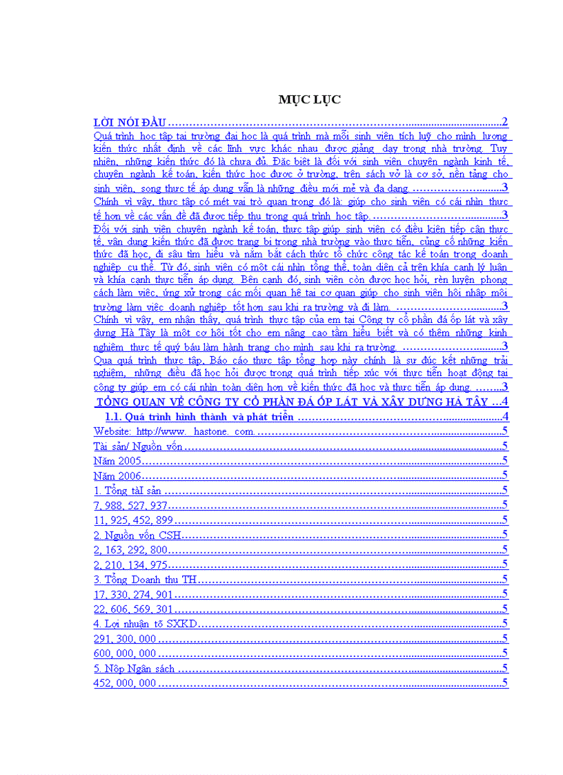 image for page Đánh giá thực trạng tổ chức hạch toán kế toán tại công ty cổ phần đá ốp lát và xây dựng Hà Tây 1