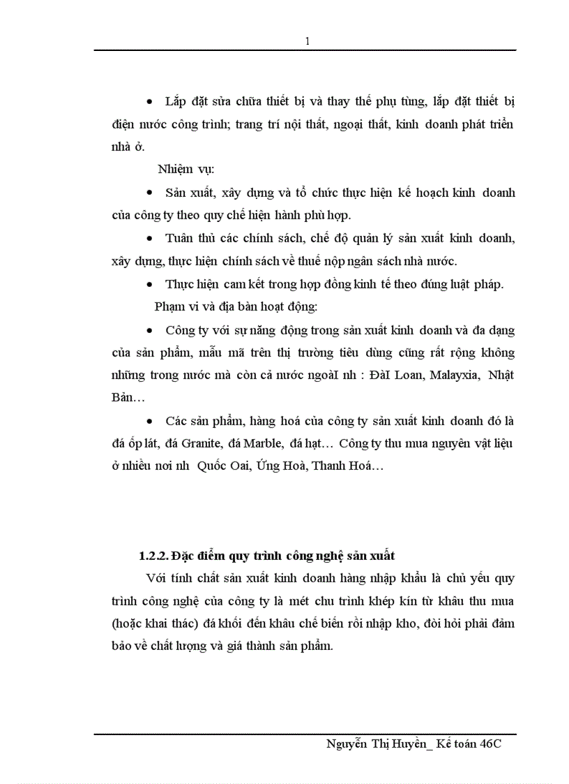 image for page Đánh giá thực trạng tổ chức hạch toán kế toán tại công ty cổ phần đá ốp lát và xây dựng Hà Tây 1