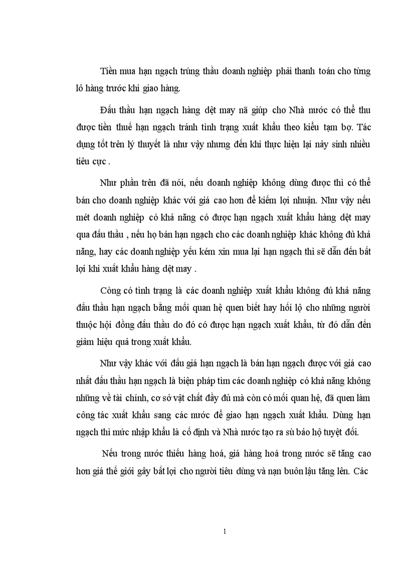 image for page Thực trạng và giải pháp trong phân bổ hạn ngạch