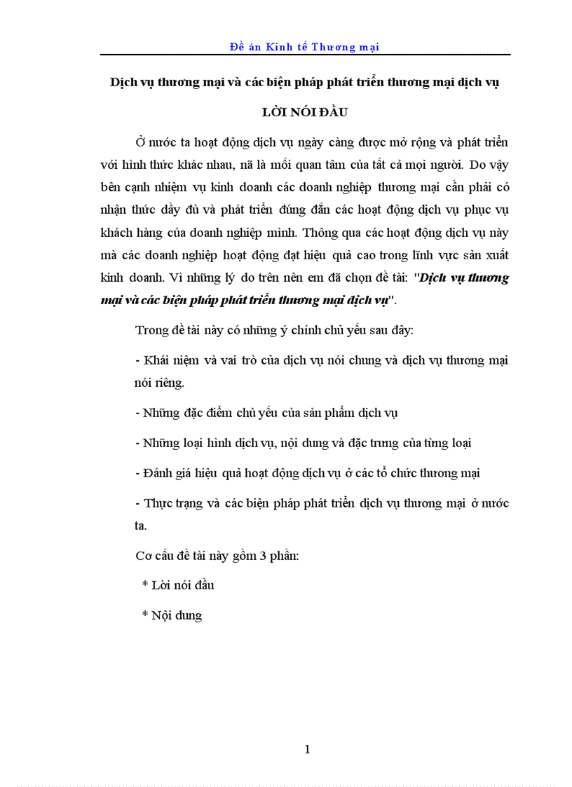 image for page Dịch vụ thương mại và các biện pháp phát triển thương mại dịch vụ