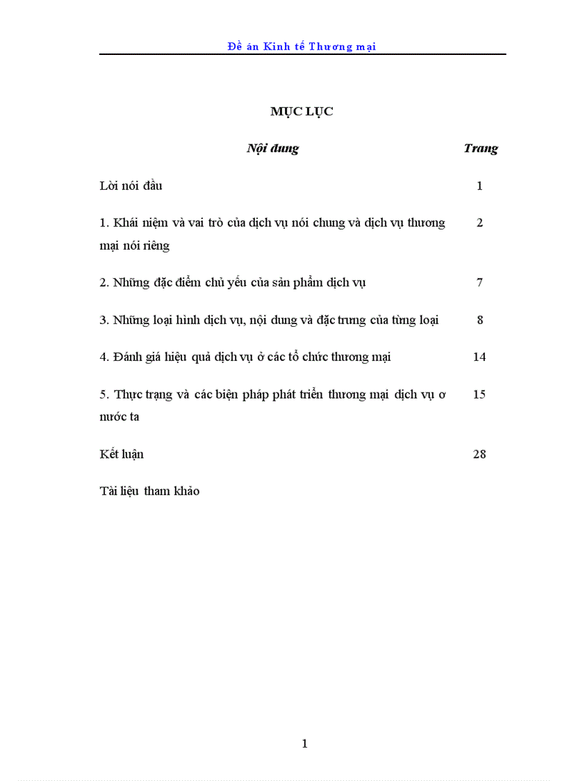 image for page Dịch vụ thương mại và các biện pháp phát triển thương mại dịch vụ