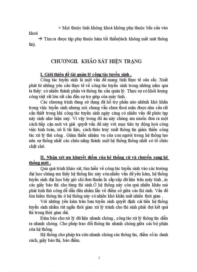 image for page Phân tích và thiết kế hệ thống quản lý tuyển sinh đại học