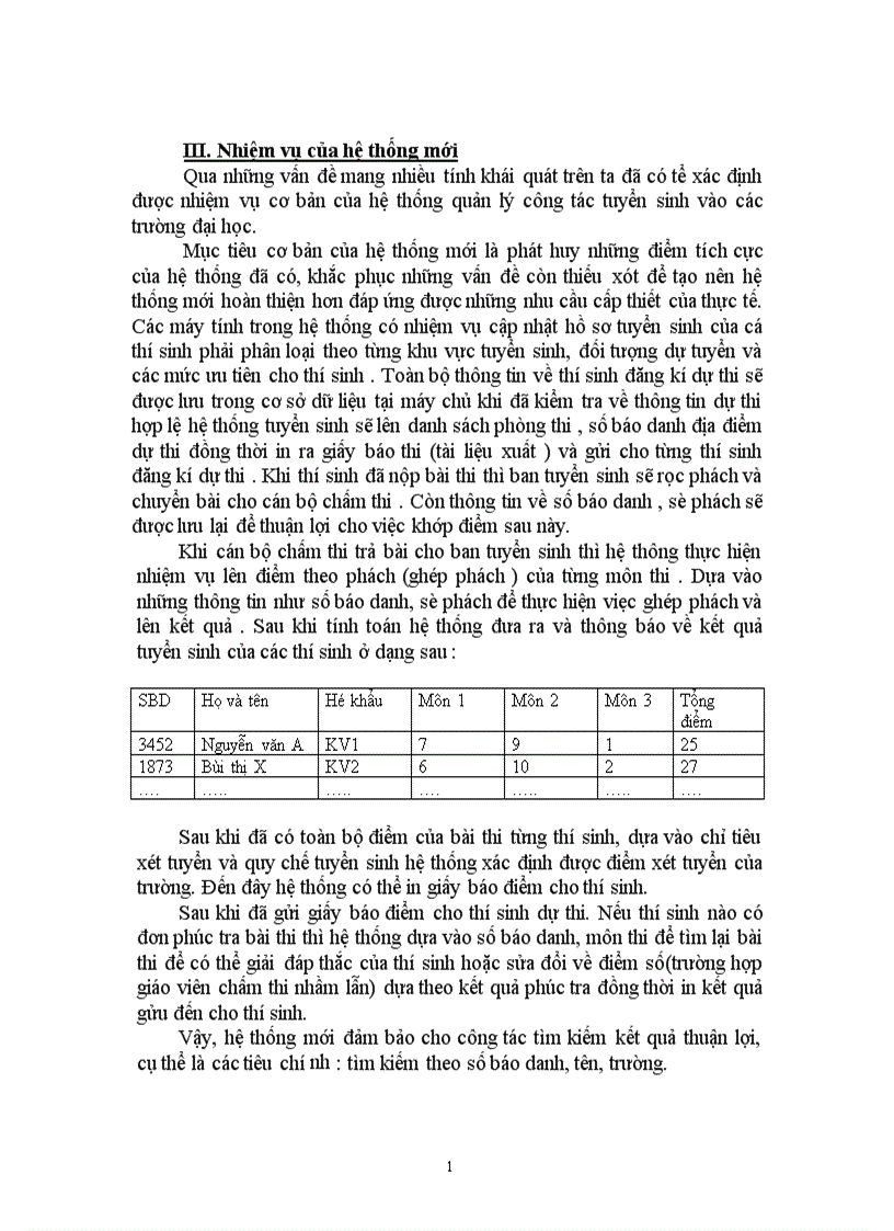 image for page Phân tích và thiết kế hệ thống quản lý tuyển sinh đại học