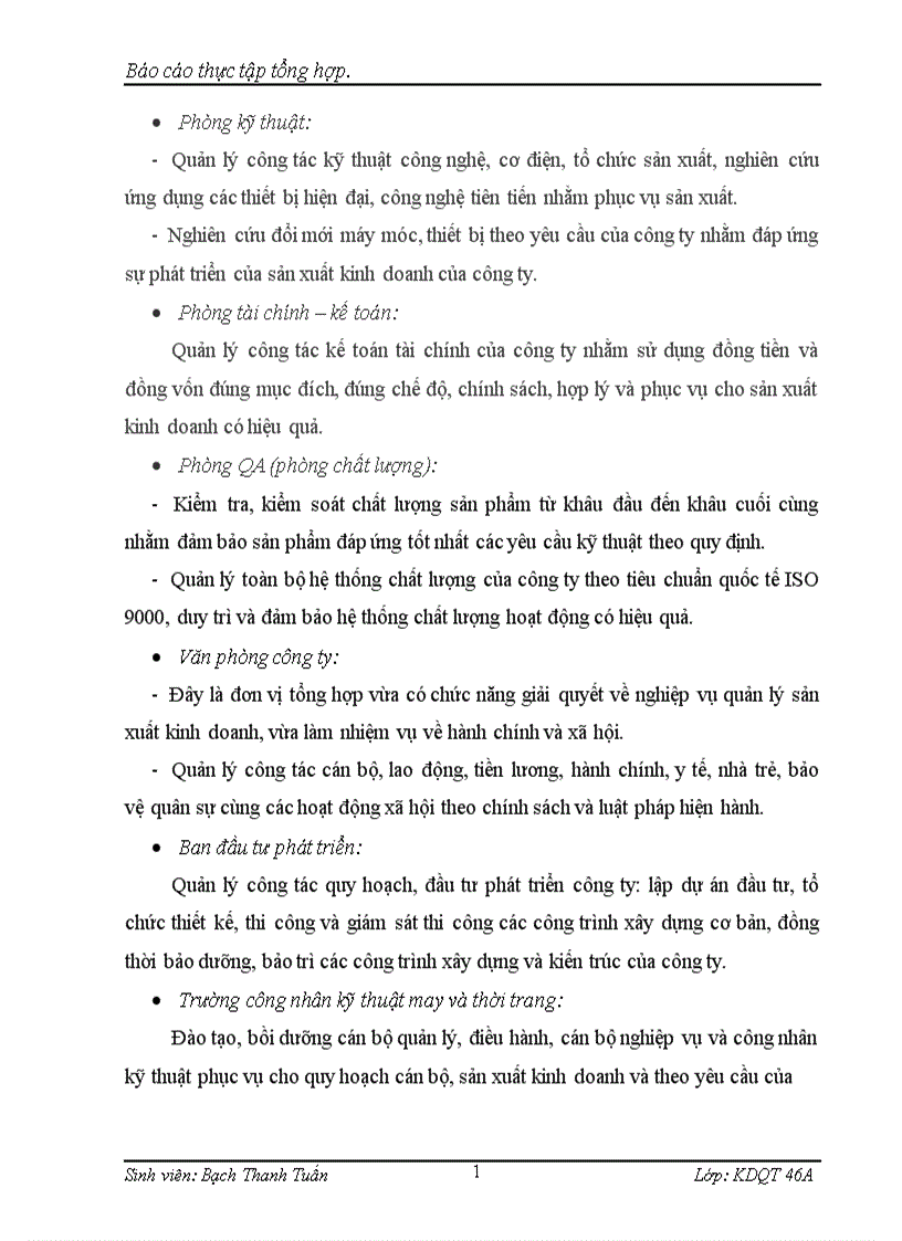 image for page Báo cáo thực tập tại công ty cổ phần May 10