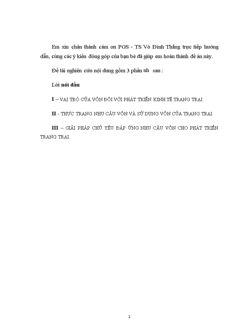 image for page Những giải pháp về vốn phát triển kinh tế trang trại