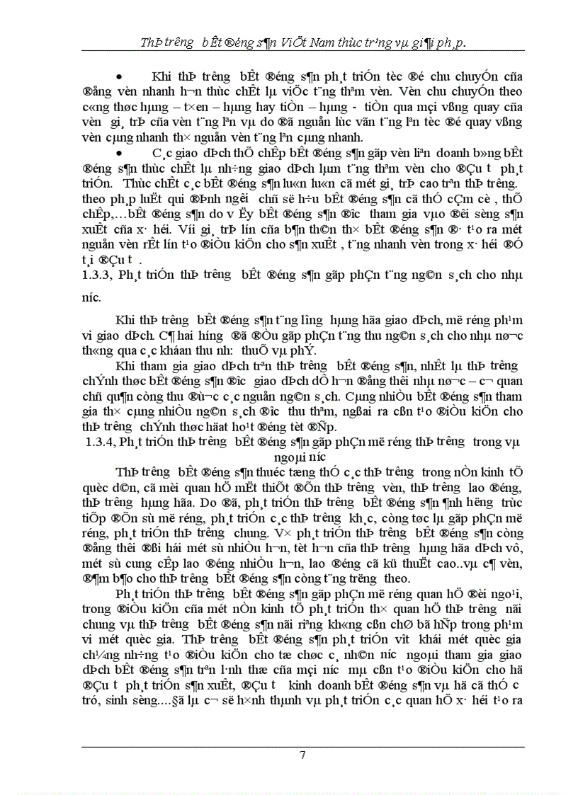 image for page Thị trường bất động sản Việt Nam thực trạng và giải pháp 1