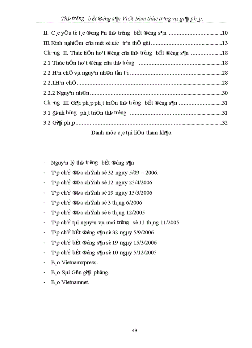 image for page Thị trường bất động sản Việt Nam thực trạng và giải pháp 1
