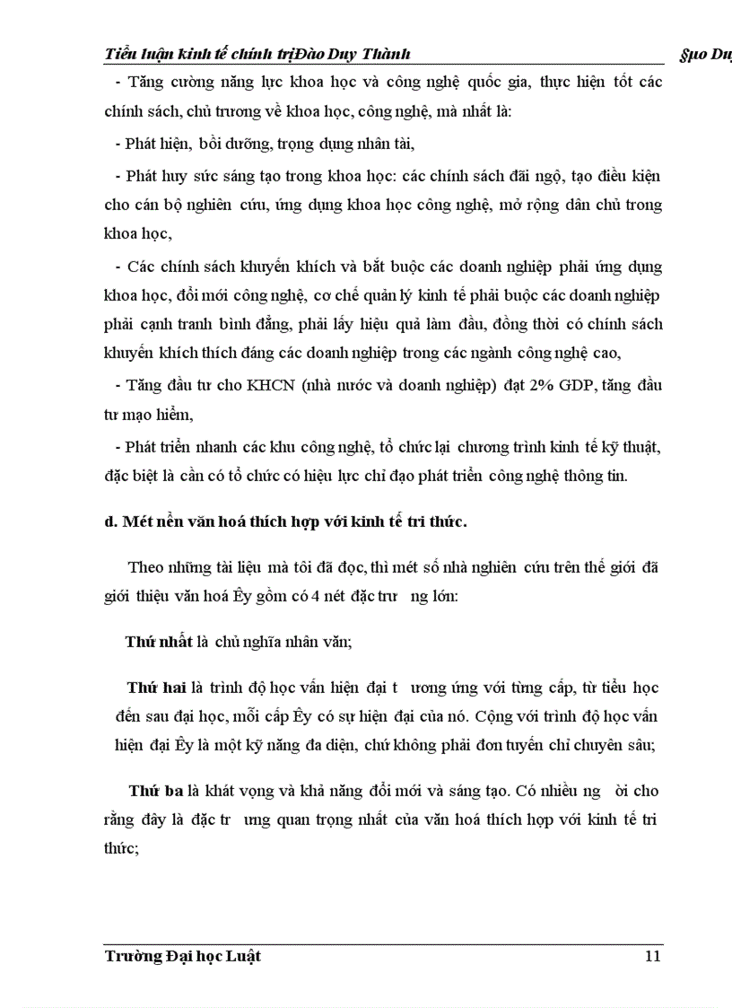 image for page Kinh tế tri thức Cơ hội và thách thức đối với việc phát triển nền kinh tế của Việt Nam