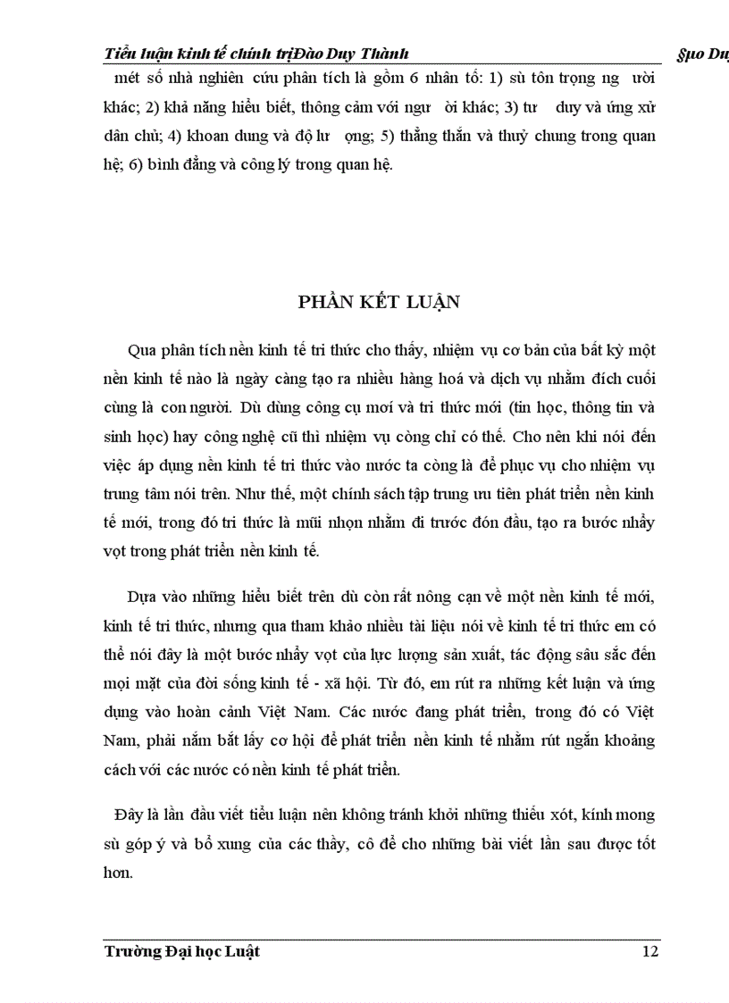 image for page Kinh tế tri thức Cơ hội và thách thức đối với việc phát triển nền kinh tế của Việt Nam
