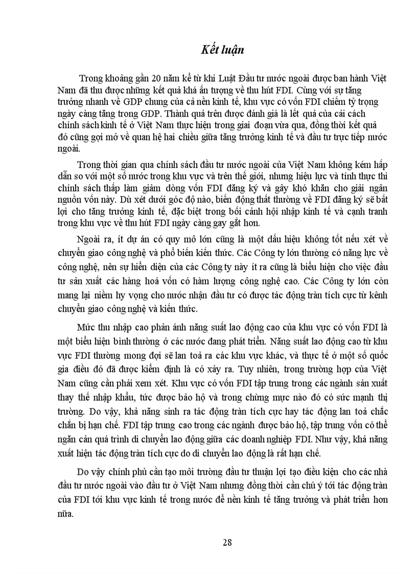 image for page Tác động tràn của FDI đến khu vực kinh tế trong nước