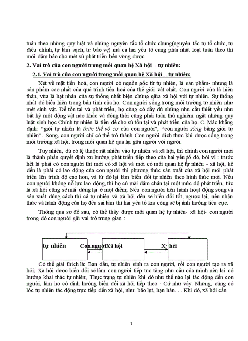 image for page Mối quan hệ và sự tác động lẫn nhau giữa xã hội và tự nhiên phụ thuộc vào nhận thức và vận dụng quy luật tự nhiên và quy luật xã hội trong hoạt động thực tiễn