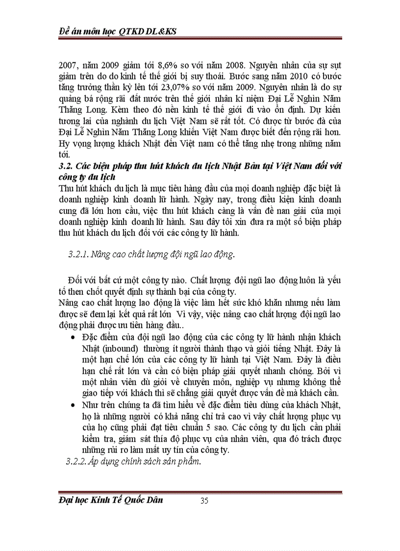 image for page Đặc điểm tiêu dùng của khách du lịch Nhật Bản tại Việt Nam và một số biện pháp thu hút khách du lịch Nhật bản đối với công ty du lịch
