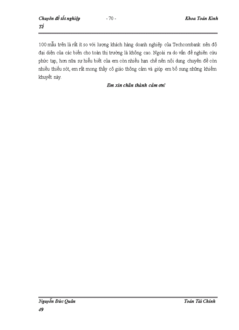 image for page Ứng dụng mô hình Logistic trong xếp hạng khách hàng doanh nghiệp tại ngân hàng thương mại cổ phần Techcombank