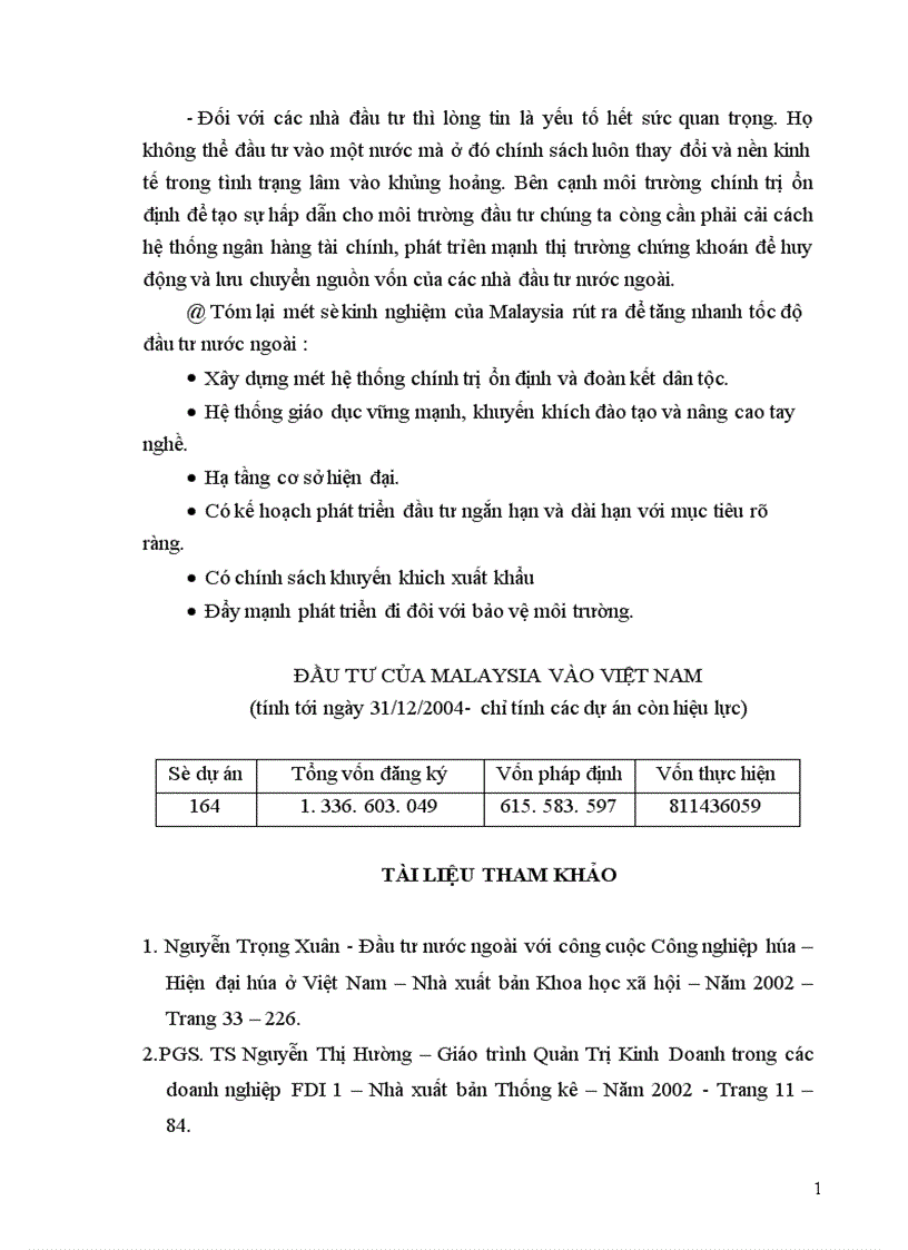 image for page Chính sách đầu tư của Malaixia 1