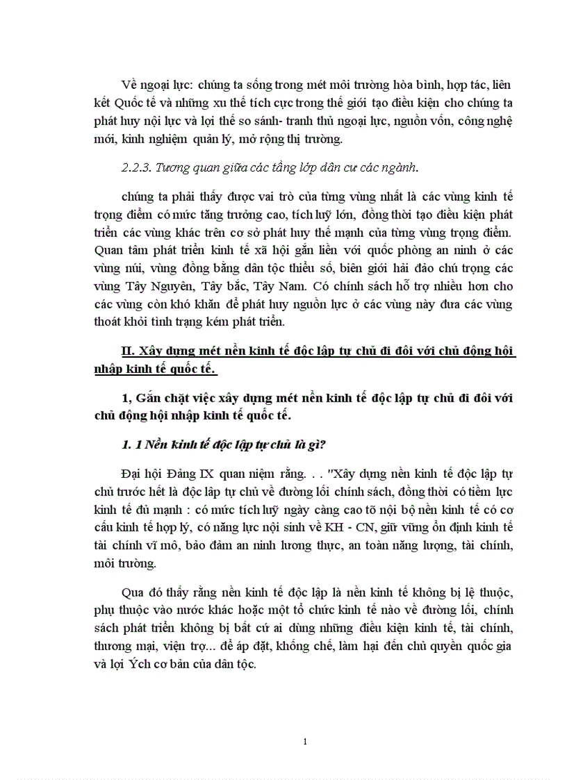 image for page Xây dựng một nền kinh tế độc lập tự chủ đi đôi với chủ động hội nhập kinh tế quốc tế