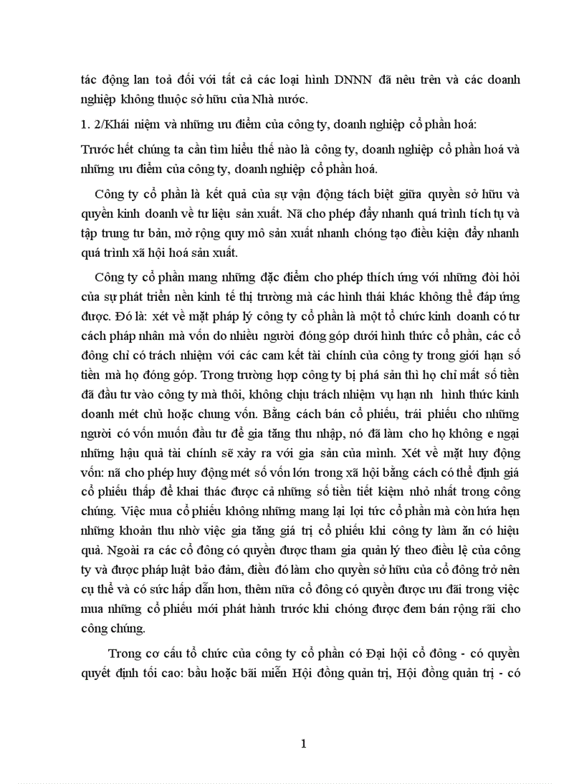 image for page Thực trạng cổ phần hoá doanh nghiệp nhà nước ở nước ta và đề ra các phương hướng giải quyết 1