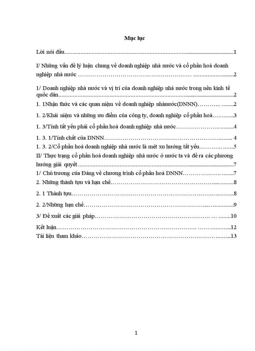 image for page Thực trạng cổ phần hoá doanh nghiệp nhà nước ở nước ta và đề ra các phương hướng giải quyết 1