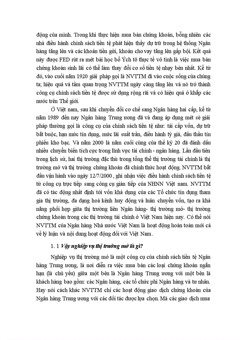 image for page Đánh giá hiệu quả sử dụng công cụ Nghiệp vụ thị trường mở của Ngân hàng Nhà nước Việt nam