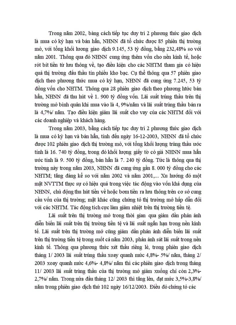 image for page Đánh giá hiệu quả sử dụng công cụ Nghiệp vụ thị trường mở của Ngân hàng Nhà nước Việt nam