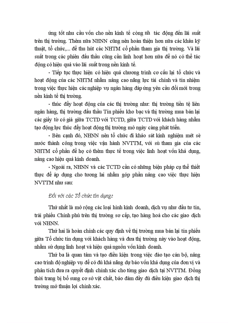 image for page Đánh giá hiệu quả sử dụng công cụ Nghiệp vụ thị trường mở của Ngân hàng Nhà nước Việt nam