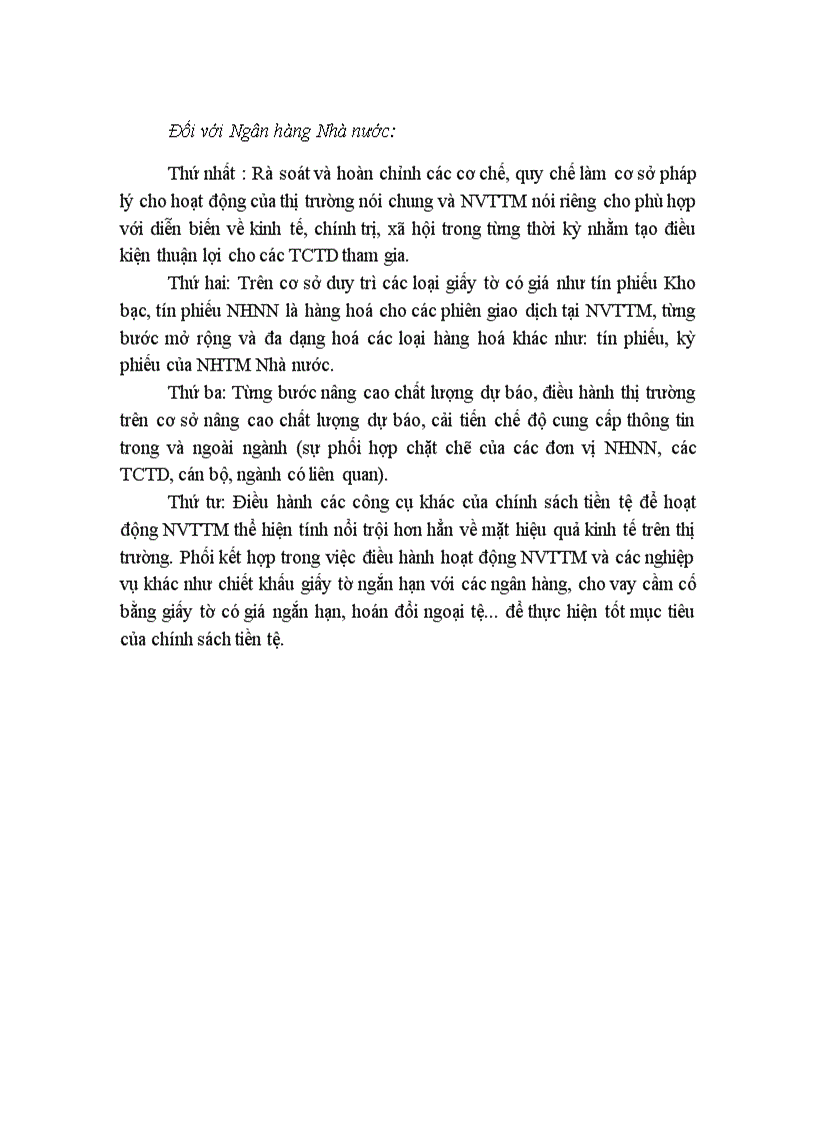 image for page Đánh giá hiệu quả sử dụng công cụ Nghiệp vụ thị trường mở của Ngân hàng Nhà nước Việt nam