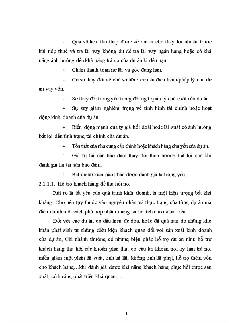 image for page Quản lý rủi ro các dự án đầu tư tại Ngân hàng Đầu tư và Phát triển Chi nhánh Hà Nội 1