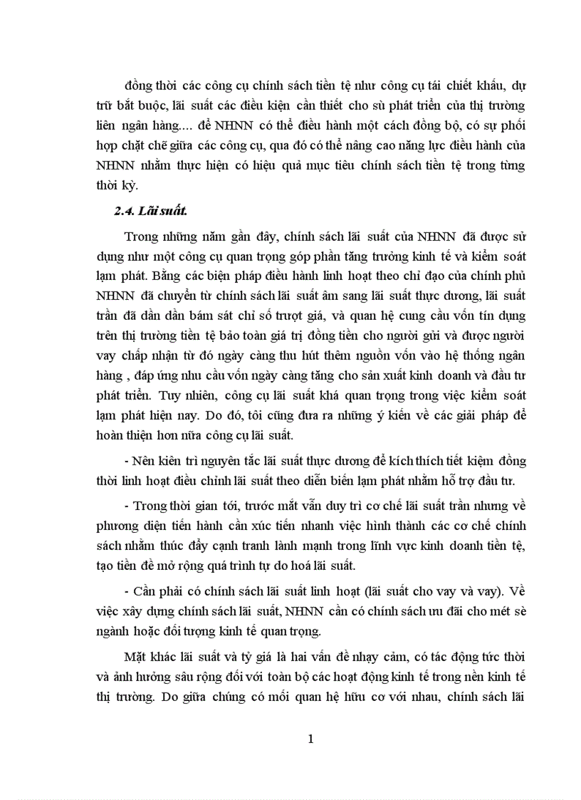 image for page Sử dụng chính sách tiền tệ nhằm kiểm soát lạm phát 1