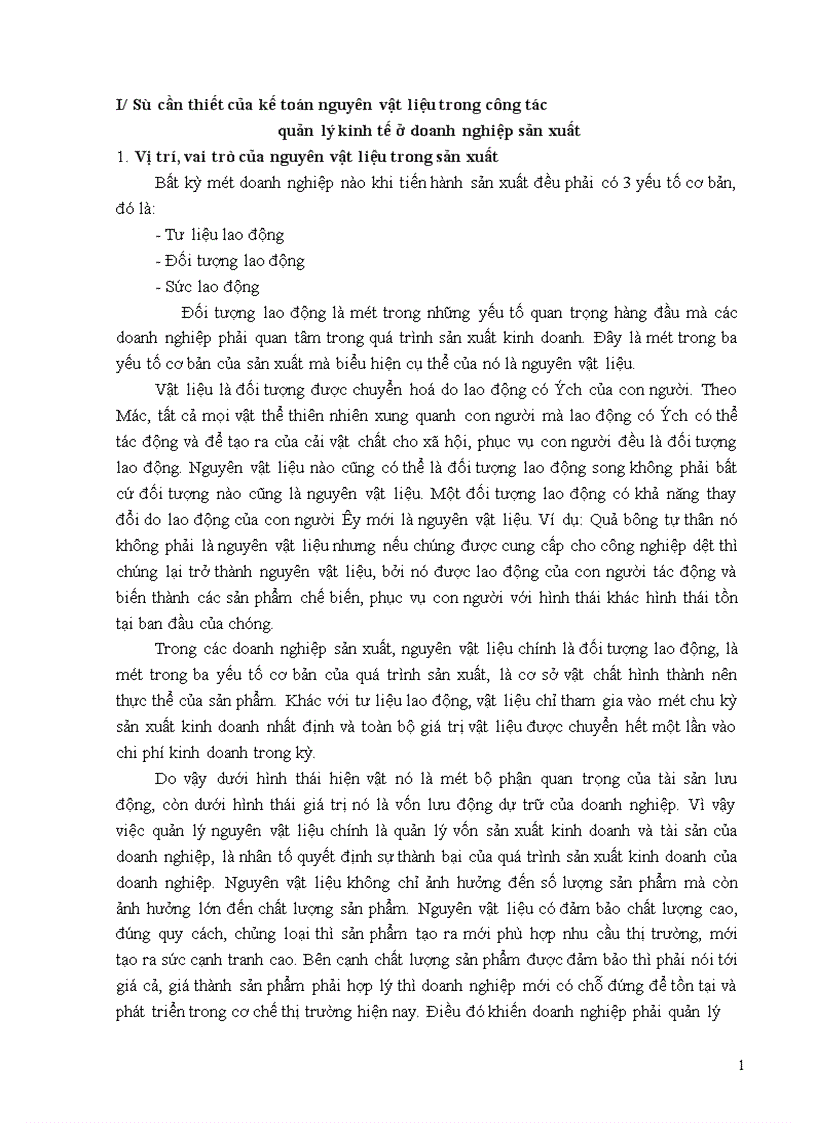 image for page Một số vấn đề về kế toán nguyên vật liệu trong doanh nghiệp sản xuất 1