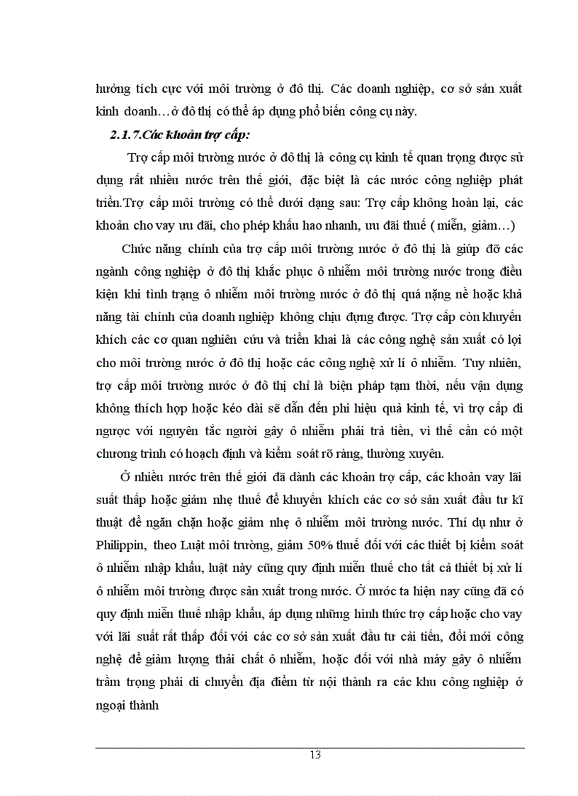 image for page Thực trạng và giải pháp của nhà nước trong việc giải quyết vấn đề môi trường nước ở đô thị hiện nay 1