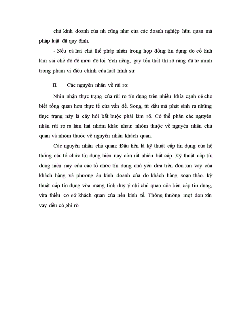 image for page Thực trạng và các nguyên nhân về rủi ro tín dụng trong các Ngân hàng thương mại ở Việt Nam