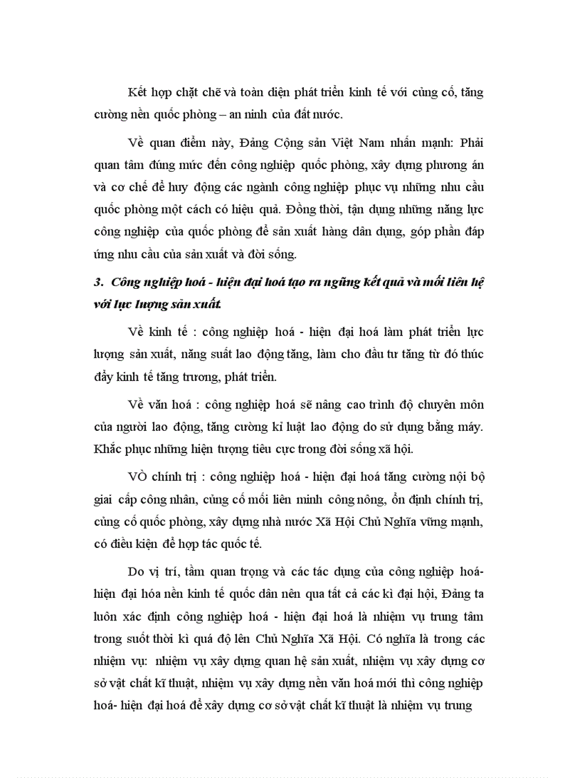 image for page Vai trò của lực lượng sản xuất trong đời sống xã hội và sự vận dụng của Đảng vào quá trình công nghiệp hoá hiện đại hoá ở Việt Nam hiện nay 1