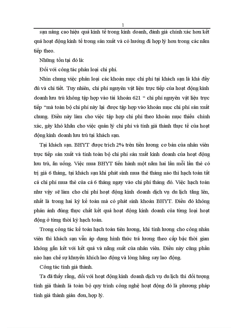 image for page Thực trạng và giải pháp hoàn thiện kế toán chi phí sản xuất và giá thành hoạt động kinh doanh dịch vụ buồng ngủ tại Công ty Khách sạn Du lịch Thắng Lợi 1