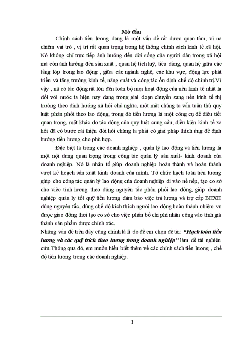 image for page Hạch toán tiền lương và các quỹ trích theo lương trong doanh nghiệp 1