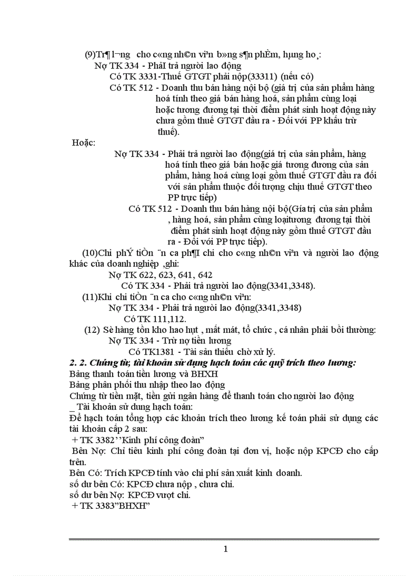 image for page Hạch toán tiền lương và các quỹ trích theo lương trong doanh nghiệp 1