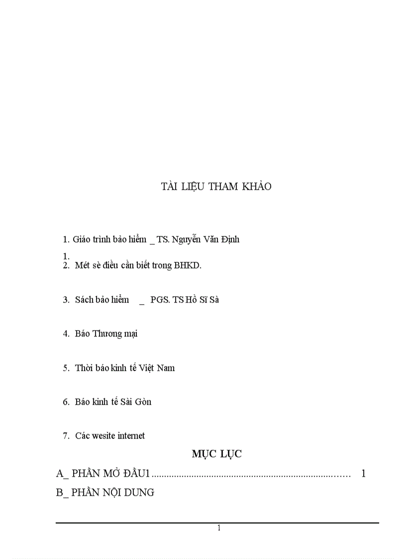 image for page Bảo hiểm kinh doanh và vai trò của nó đối với quá trình táI sản xuất xã hội ở nước ta 1
