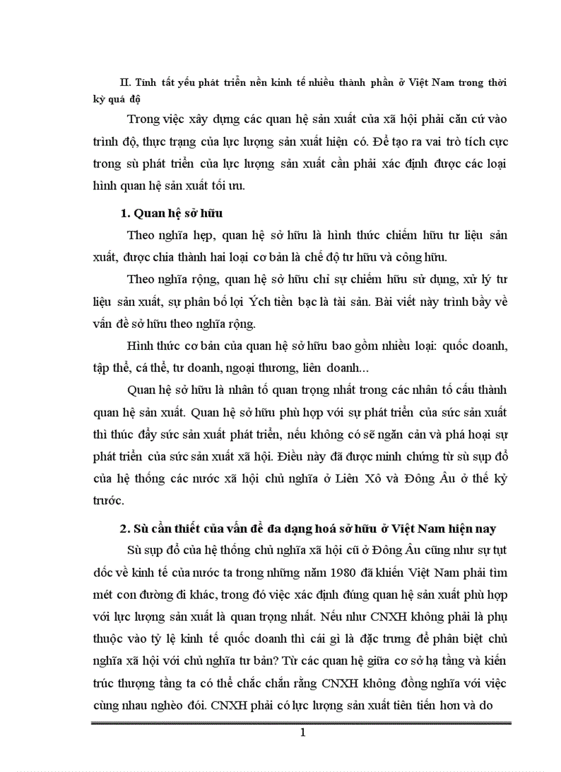 image for page Quy luật quan hệ sản xuất phù hợp với trình độ phát triển lực lượng sản xuất với việc phân tích tính tất yếu phát triển nền kinh tế nhiều thành phần ở Việt Nam trong thời kỳ quá độ