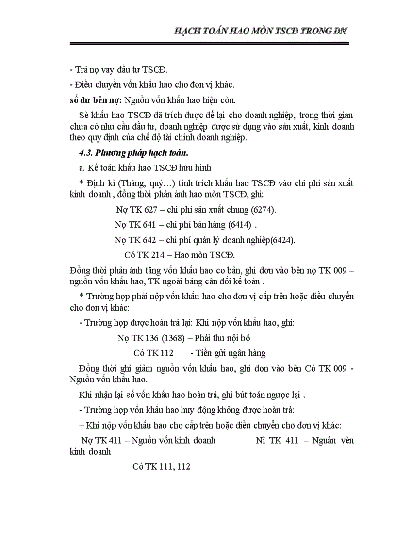 image for page Hạch toán hao mòn TS 1