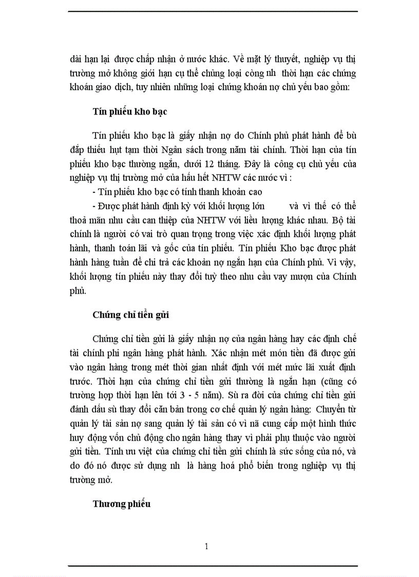 image for page Nghiệp vụ thị trường mở của Ngân hàng trung ương 1