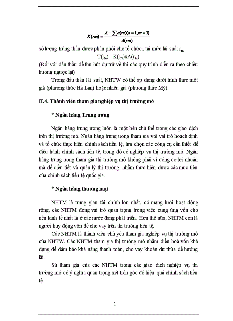 image for page Nghiệp vụ thị trường mở của Ngân hàng trung ương 1