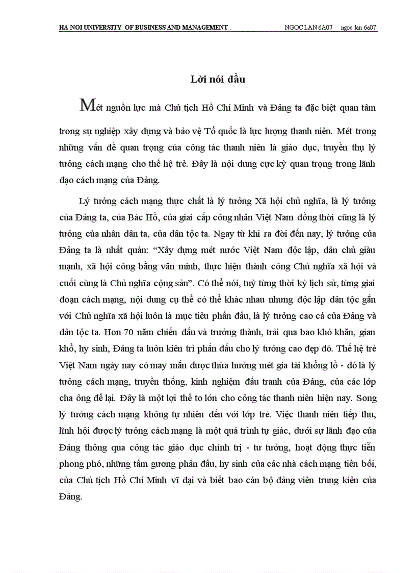 image for page công tác giáo dục lý tưởng cách mạng cho thanh niên trong phạm vi thành phố Hà Nội